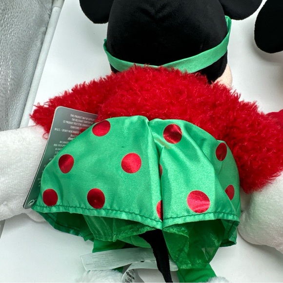 Disney Store 2020 Mickey And Minnie Mouse Holiday Cheer Christmas Med Plush Set - Picture 8 of 10